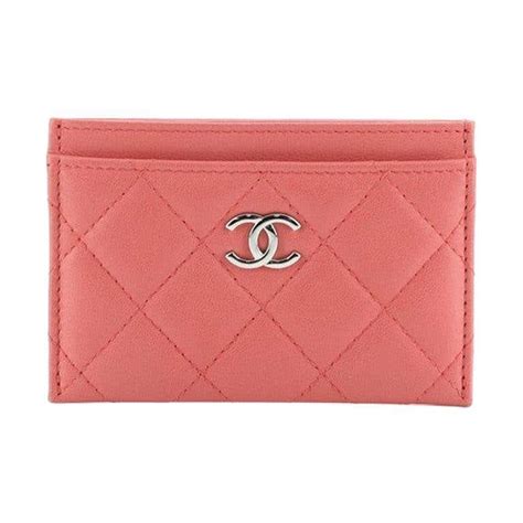 chanel card holder lambskin|Classic card holder .